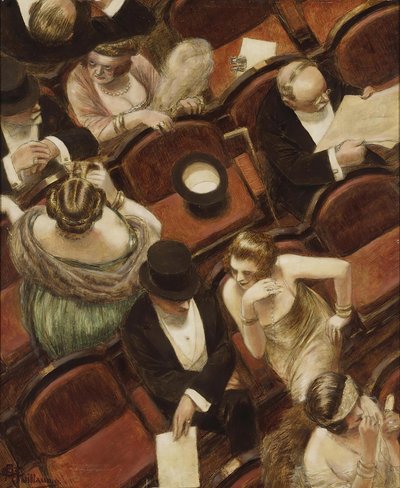 På teateret. av Albert Guillaume