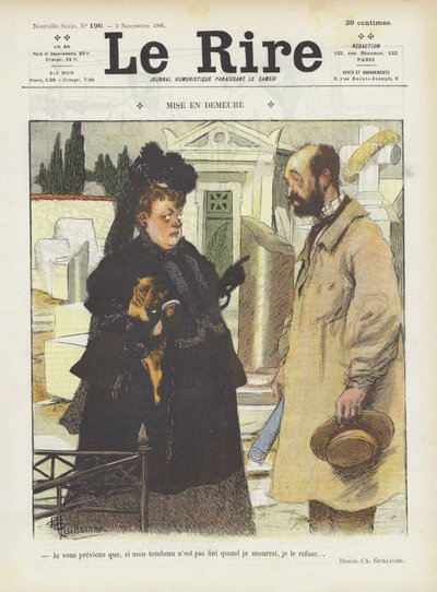 Illustrasjon for Le Rire av Albert Guillaume
