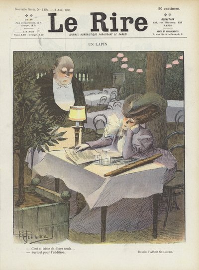 Illustrasjon for Le Rire av Albert Guillaume