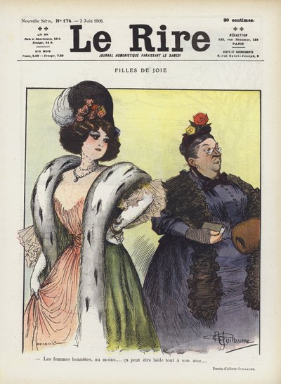 Illustrasjon for Le Rire av Albert Guillaume