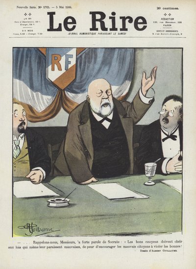 Illustrasjon for Le Rire av Albert Guillaume