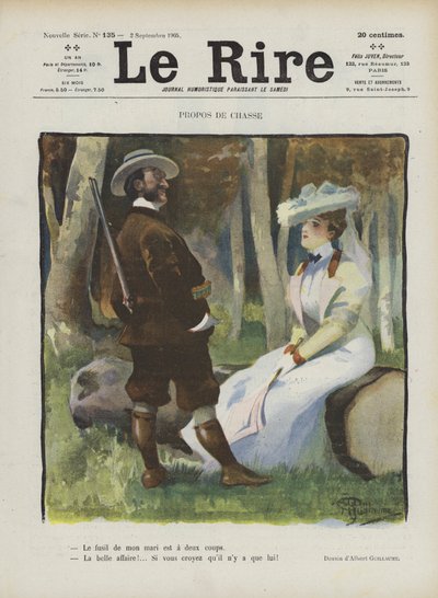 Illustrasjon for Le Rire av Albert Guillaume
