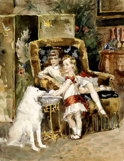 Storhertug Michael Alexandrovich av Russland 1878-1918 og storhertuginne...1875-1960. av Albert Gustaf Aristides Edelfelt
