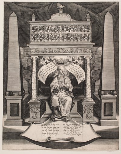 Elisabeth Lunge. Minneark av Albert Haelwegh