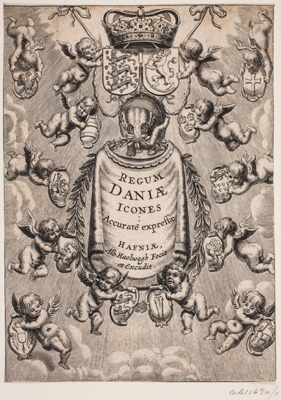 Titelblad til "Kongene av Danmarks ikoner", 1646 av Albert Haelwegh