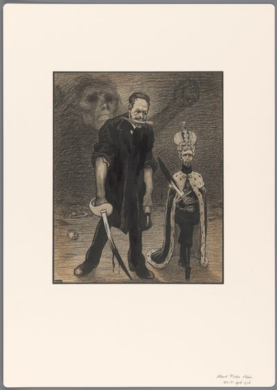 Design for en politisk tegneserie: Den russiske revolusjonen av Albert Hahn (I)