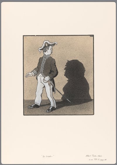 Design for en politisk tegneserie: The Shadow av Albert Hahn (I)