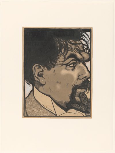 Portrett av Jan Toorop av Albert Hahn (I)