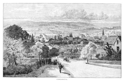Parramatta, New South Wales, Australia, 1886. av Albert Henry Fullwood