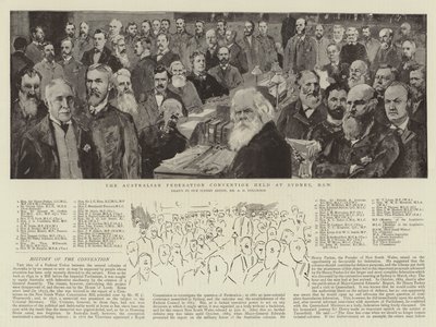 Australian Federation Convention holdt i Sydney, NSW av Albert Henry Fullwood