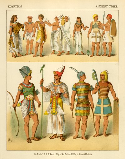 Egyptiske kostymer av Albert Kretschmer