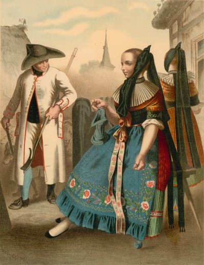 Tysk drakt, Braunschweig av Albert Kretschmer