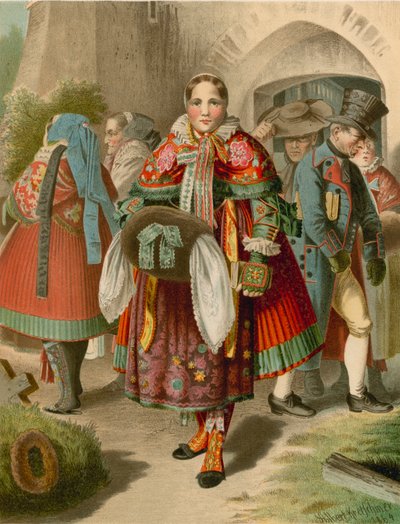 Tysk drakt, Pommern, Weitzacker av Albert Kretschmer