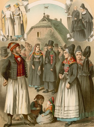 Tysk drakt, Rugen, Monchgut av Albert Kretschmer