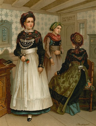 Tysk drakt, Schleswig, Fohr av Albert Kretschmer