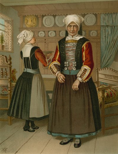 Tysk drakt, Schleswig, Ostenfeld av Albert Kretschmer