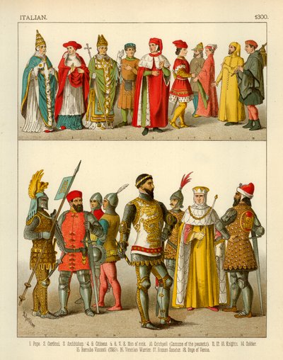 Italiensk kostyme 1300 av Albert Kretschmer
