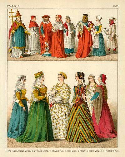 Italiensk kostyme 1400 av Albert Kretschmer