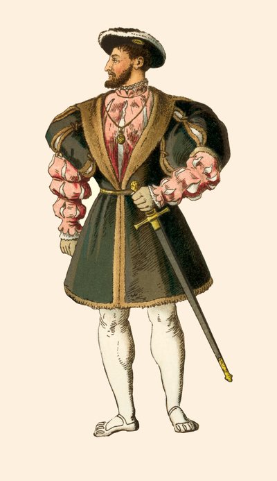 Kong Frans I av Frankrike, 1547 av Albert Kretschmer