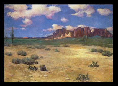 Arizona Landscape (olje på lerret) av Albert Lorey Groll