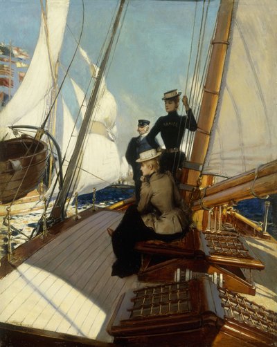 En ettermiddag på sjøen av Albert Lynch