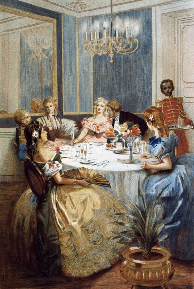 Parisiske damer fra det andre imperiet av Albert Lynch