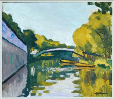 Kanal rundt Paris av Albert Marquet