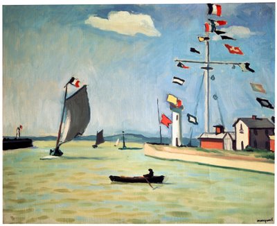 Honfleur havn, c1911. av Albert Marquet