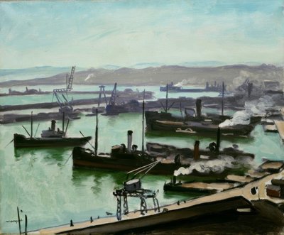 Havnen i Alger av Albert Marquet