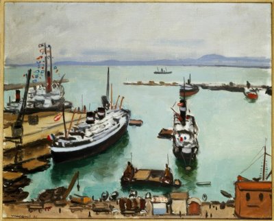 Havnen i Alger av Albert Marquet