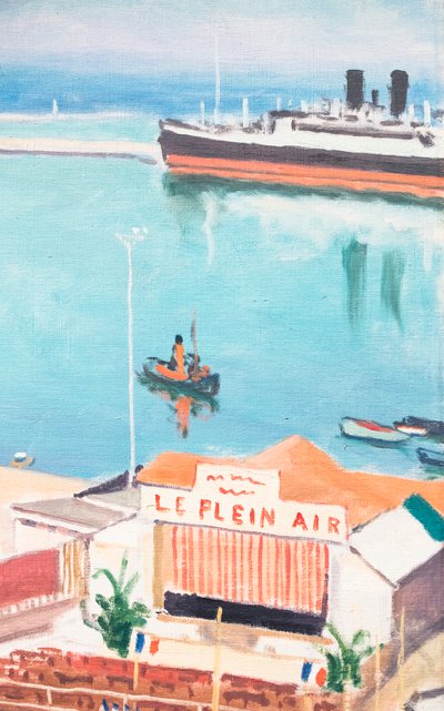 Detaljer om friluftsteateret i Algerie av Albert Marquet