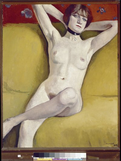 Naken på sofaen av Albert Marquet
