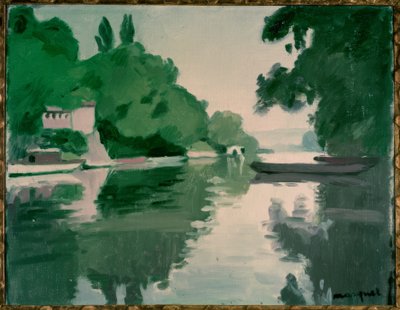 Landskap ved Chenevières av Albert Marquet