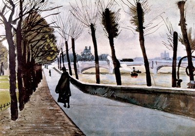 Quai du Louvre, sommer, 1906 av Albert Marquet
