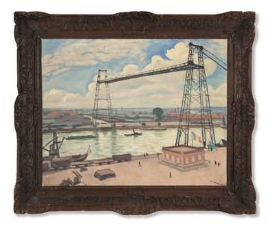 Rouen, transportbroen av Albert Marquet