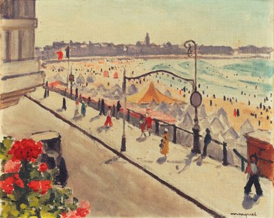 Strandpromenaden, The Sands of Olonne; Seaside, Les Sables d