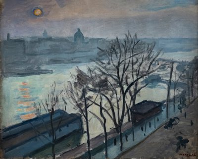 Solen sett gjennom trærne av Albert Marquet