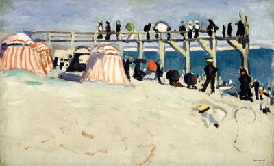 Strandpromenaden ved Sainte-Adresse av Albert Marquet