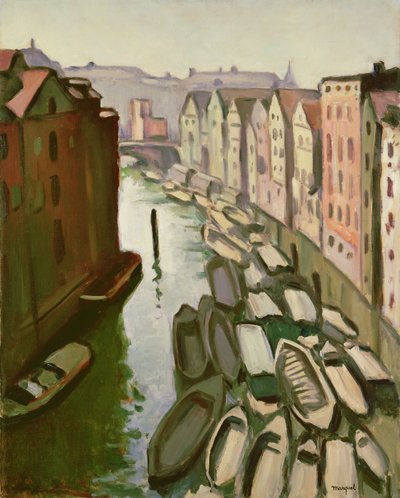 Havne i Hamburg av Albert Marquet