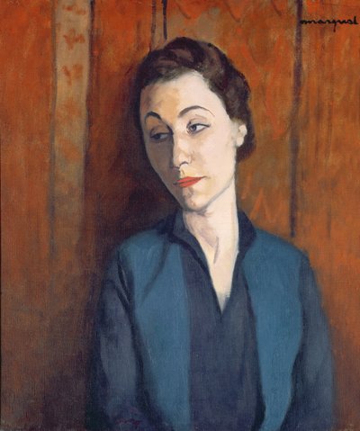 Kvinnen i blått av Albert Marquet