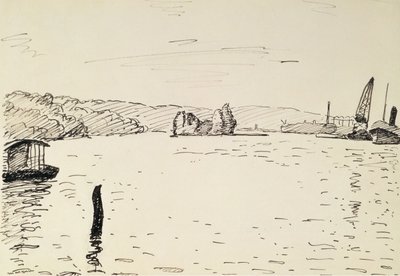Utsikt i området rundt Rouen av Albert Marquet