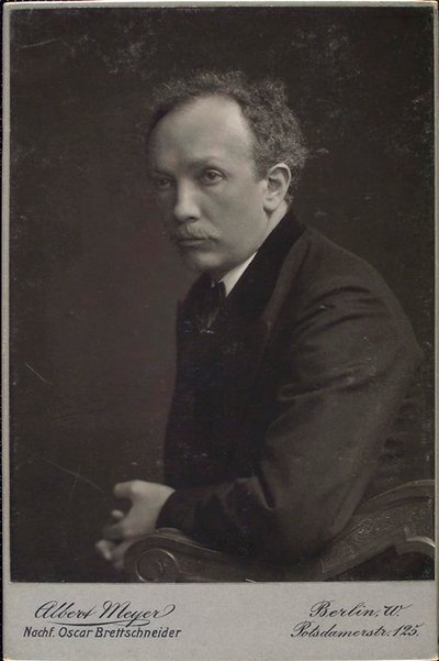 Richard Strauss , tysk komponist, sent på 1800- eller begynnelsen av 1900-tallet. av Albert Meyer