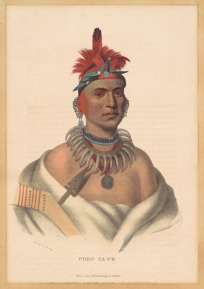 Chon-Ca-Pe av Albert Newsam, after Henry Inman, after Charles Bird King
