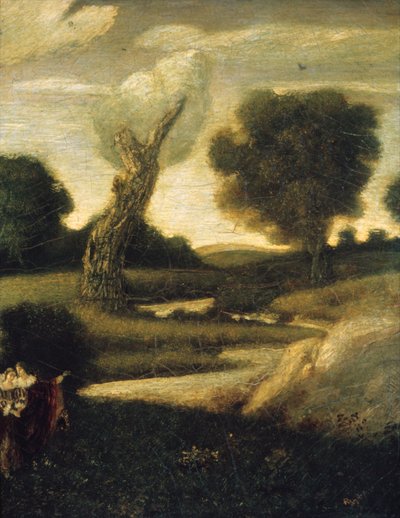 The Forest of Arden, 1888-97, omarbeidet 1908. av Albert Pinkham Ryder