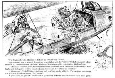Forventning: The Attack of the Voltigeur 39 - i "" The War in the 20th Century"" av A. Robida, red. Georges Decaux av Albert Robida