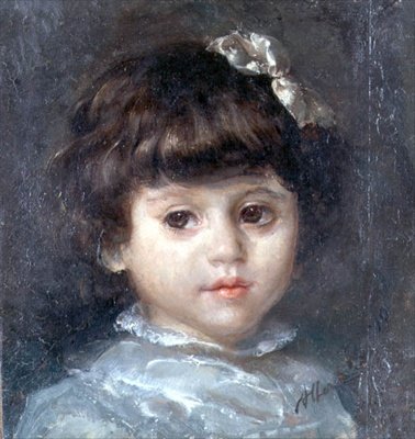 En hovedstudie av Dora Siegel av Albert Roelofs