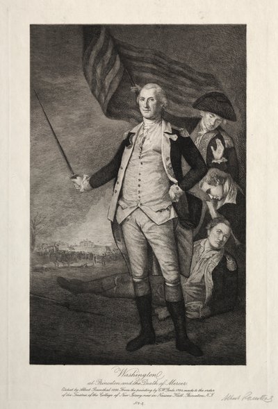 George Washington i Princeton av Albert Rosenthal