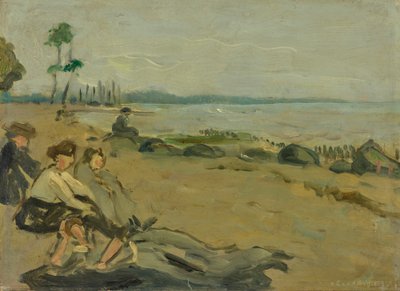 Badestrand av Albert Weisgerber