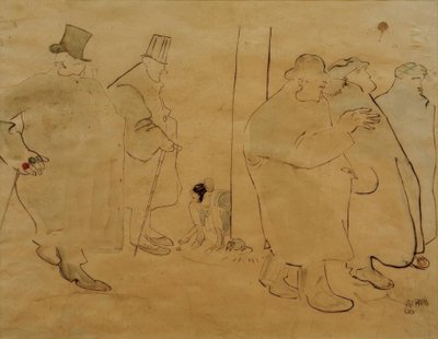 Vennene fra Café du Dôme av Albert Weisgerber
