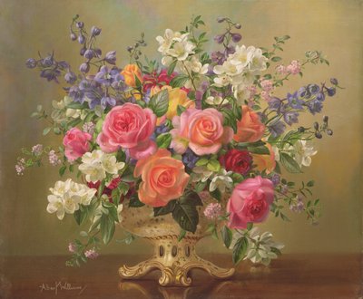 AB297 Et arrangement av juniblomster av Albert Williams
